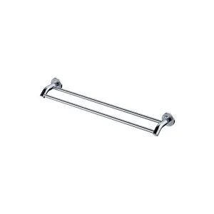 Axle 600mm Double Towel Rail, Chrome by Fienza, a Towel Rails for sale on Style Sourcebook