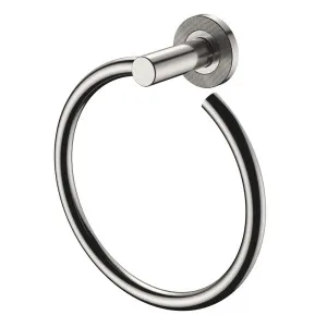 Axle Hand Towel Ring, Brushed Nickel by Fienza, a Towel Rails for sale on Style Sourcebook