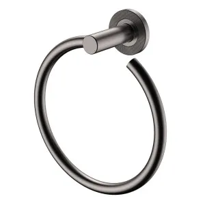 Axle Hand Towel Ring, Gun Metal by Fienza, a Towel Rails for sale on Style Sourcebook