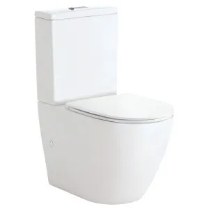 Koko Tornado Flush Back-to-Wall Toilet Suite, Gloss White with Slim Seat by Fienza, a Toilets & Bidets for sale on Style Sourcebook