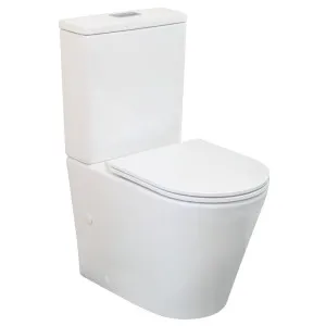 Isabella Back-to-Wall Toilet Suite, Gloss White with Slim Seat by Fienza, a Toilets & Bidets for sale on Style Sourcebook