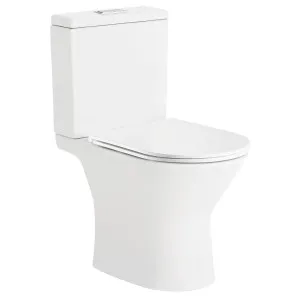 Chica Close-Coupled Toilet Suite, Gloss White with Slim Seat by Fienza, a Toilets & Bidets for sale on Style Sourcebook