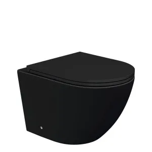 Koko Tornado Flush Wall Hung Toilet Suite, Matte Black by Fienza, a Toilets & Bidets for sale on Style Sourcebook