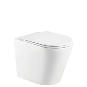 Aluca Tornado Flush Wall-Faced Toilet Suite, Gloss White with Slim Seat by Fienza, a Toilets & Bidets for sale on Style Sourcebook