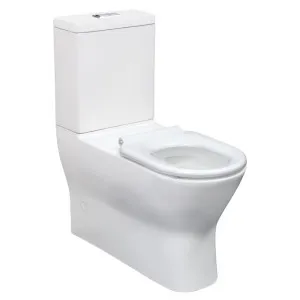 Delta Care Back-to-Wall Toilet Suite, White Seat, Slim Buttons by Fienza, a Toilets & Bidets for sale on Style Sourcebook