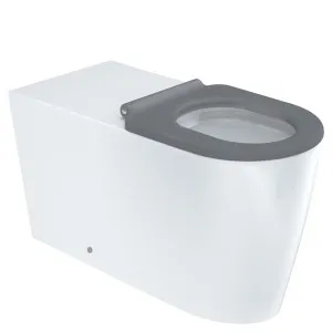 Isabella Care Wall-Faced Toilet Suite, Gloss White with Grey Seat by Fienza, a Toilets & Bidets for sale on Style Sourcebook