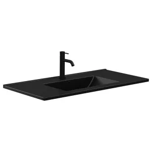 Dolce Matte Black Full Depth Ceramic Basin Top 900 by Fienza, a Basins for sale on Style Sourcebook