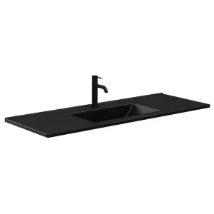 Dolce Matte Black Full Depth Ceramic Basin Top 1200 by Fienza, a Basins for sale on Style Sourcebook