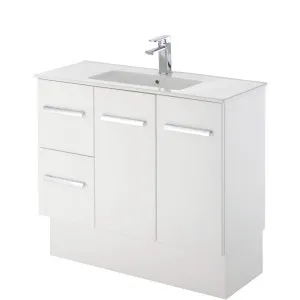 Delgado Slim 900 Vanity on Kickboard, Left Drawers by Fienza, a Vanities for sale on Style Sourcebook