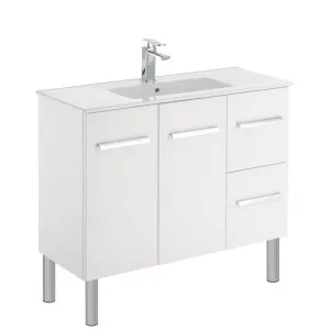 Delgado Slim 900 Vanity on Legs, Right Drawers by Fienza, a Vanities for sale on Style Sourcebook