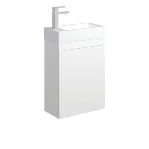 Edge 450 Ensuite Wall-Hung Vanity, No Overflow, Satin White by Fienza, a Vanities for sale on Style Sourcebook