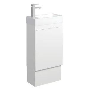 Edge 450 Ensuite Vanity on Kickboard, No Overflow, Satin White by Fienza, a Vanities for sale on Style Sourcebook