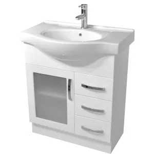 Antonio 750 Vanity, Glass Door by Fienza, a Vanities for sale on Style Sourcebook