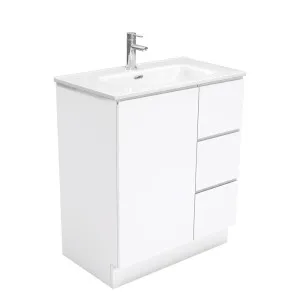 Joli Fingerpull Gloss White 750 Vanity On Kickboard by Fienza, a Vanities for sale on Style Sourcebook