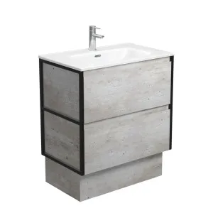 Joli Amato 750 Industrial Vanity On Kick, Matte Black Frames by Fienza, a Vanities for sale on Style Sourcebook