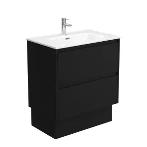 Joli Amato 750 Satin Black Vanity On Kick by Fienza, a Vanities for sale on Style Sourcebook