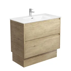 Joli Amato 900 Scandi Oak Vanity On Kick by Fienza, a Vanities for sale on Style Sourcebook