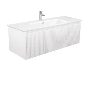 Joli Alina Satin White 1200 Wall-Hung Vanity by Fienza, a Vanities for sale on Style Sourcebook