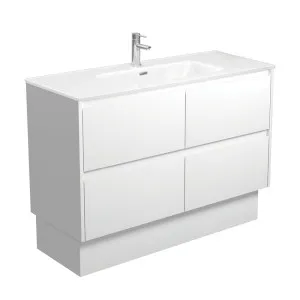 Joli Amato 1200 Satin White Vanity On Kick by Fienza, a Vanities for sale on Style Sourcebook