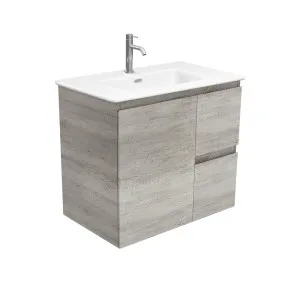 Joli Matte Edge Industrial 750 Wall Hung Vanity by Fienza, a Vanities for sale on Style Sourcebook