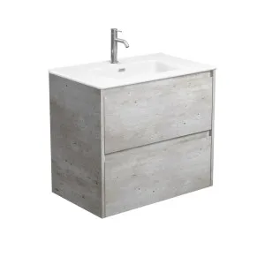 Joli Matte Amato Industrial 750 Wall Hung Vanity with Industrial Panels by Fienza, a Vanities for sale on Style Sourcebook