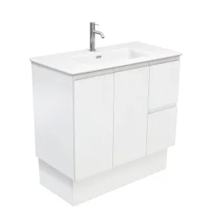 Joli Matte Fingerpull Satin White 900 Vanity On Kickboard by Fienza, a Vanities for sale on Style Sourcebook