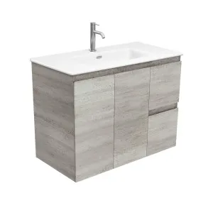 Joli Matte Edge Industrial 900 Wall Hung Vanity by Fienza, a Vanities for sale on Style Sourcebook