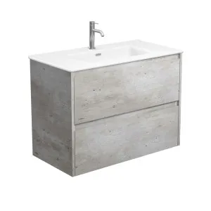 Joli Matte Amato Industrial 900 Wall Hung Vanity with Industrial Panels by Fienza, a Vanities for sale on Style Sourcebook