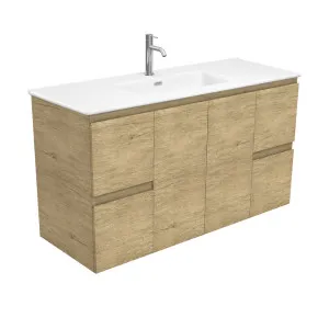 Joli Matte Edge Scandi Oak 1200 Wall Hung Vanity by Fienza, a Vanities for sale on Style Sourcebook