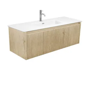 Joli Matte Alina Scandi Oak 1200 Wall Hung Vanity by Fienza, a Vanities for sale on Style Sourcebook