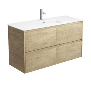 Joli Matte Amato Scandi Oak 1200 Wall Hung Vanity with Scandi Oak Panels by Fienza, a Vanities for sale on Style Sourcebook