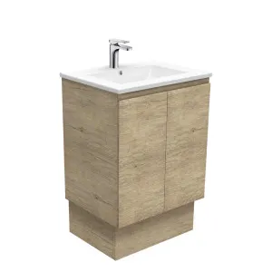 Dolce Edge Scandi Oak 600 Vanity On Kickboard by Fienza, a Vanities for sale on Style Sourcebook