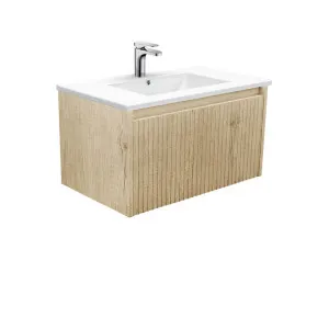 Dolce Alina Scandi Oak 750 Wall-Hung Vanity by Fienza, a Vanities for sale on Style Sourcebook