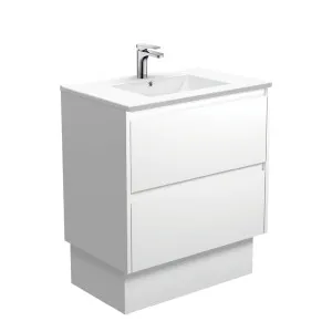 Dolce Amato 750 Satin White Vanity On Kick by Fienza, a Vanities for sale on Style Sourcebook