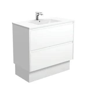 Dolce Amato 900 Satin White Vanity On Kick by Fienza, a Vanities for sale on Style Sourcebook