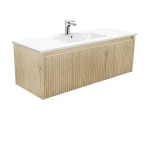 Dolce Alina Scandi Oak 1200 Wall-Hung Vanity by Fienza, a Vanities for sale on Style Sourcebook