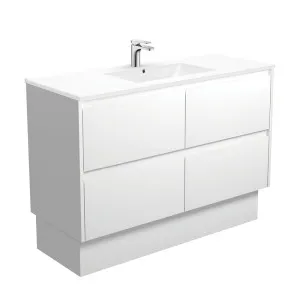 Dolce Amato 1200 Satin White Vanity On Kick by Fienza, a Vanities for sale on Style Sourcebook