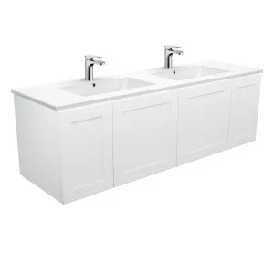 Dolce Mila 1500 Double Bowl Wall-Hung Vanity by Fienza, a Vanities for sale on Style Sourcebook