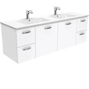 Dolce Unicab 1500 Double Bowl Wall-Hung Vanity by Fienza, a Vanities for sale on Style Sourcebook