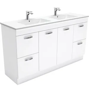 Dolce Unicab 1500 Double Bowl Vanity On Kickboard by Fienza, a Vanities for sale on Style Sourcebook