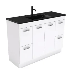 Dolce Matte Black Unicab 1200 Vanity On Kickboard by Fienza, a Vanities for sale on Style Sourcebook