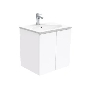 Rotondo Fingerpull Gloss White 600 Wall-Hung Vanity by Fienza, a Vanities for sale on Style Sourcebook