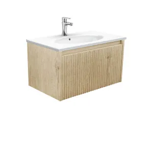 Rotondo Alina Scandi Oak 750 Wall-Hung Vanity by Fienza, a Vanities for sale on Style Sourcebook