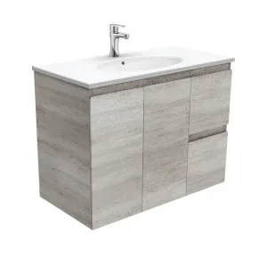 Rotondo Edge Industrial 900 Wall-Hung Vanity by Fienza, a Vanities for sale on Style Sourcebook