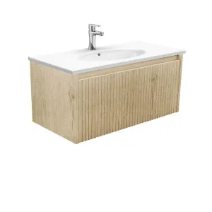 Rotondo Alina Scandi Oak 900 Wall-Hung Vanity by Fienza, a Vanities for sale on Style Sourcebook