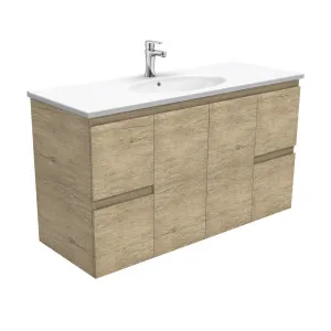 Rotondo Edge Scandi Oak 1200 Wall-Hung Vanity by Fienza, a Vanities for sale on Style Sourcebook