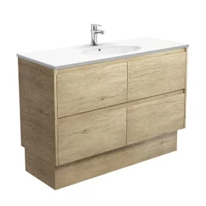 Rotondo Amato 1200 Scandi Oak Vanity On Kick by Fienza, a Vanities for sale on Style Sourcebook