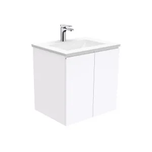 Vanessa Fingerpull Gloss White 600 Wall-Hung Vanity by Fienza, a Vanities for sale on Style Sourcebook