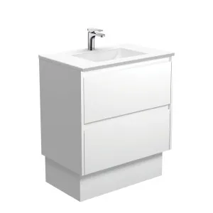 Vanessa Amato 750 Satin White Vanity On Kick by Fienza, a Vanities for sale on Style Sourcebook