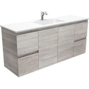 Vanessa Edge Industrial 1500 Single Bowl Wall-Hung Vanity by Fienza, a Vanities for sale on Style Sourcebook